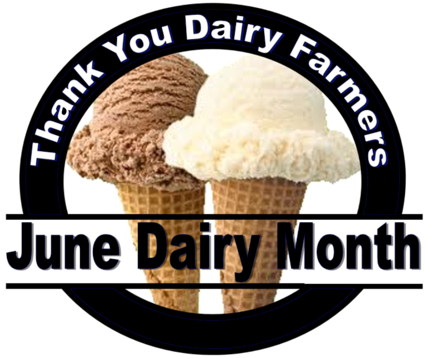 June Dairy Month-Black